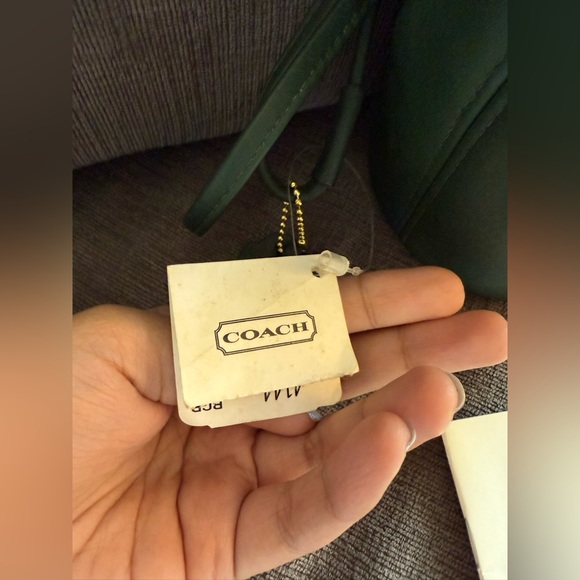 RARE Vintage Coach Littleton Drawstring Mini (NWT and booklet) - Bottle Green! - Picture 5 of 14